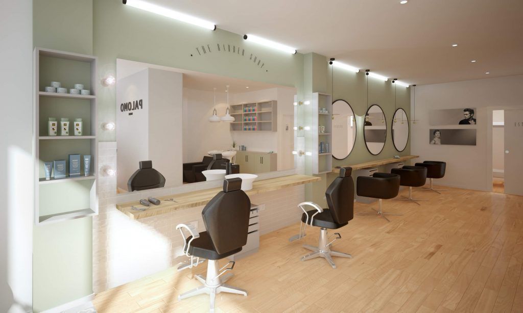 interiorismo de peluquería en Villa del Prado, iconicainteriors