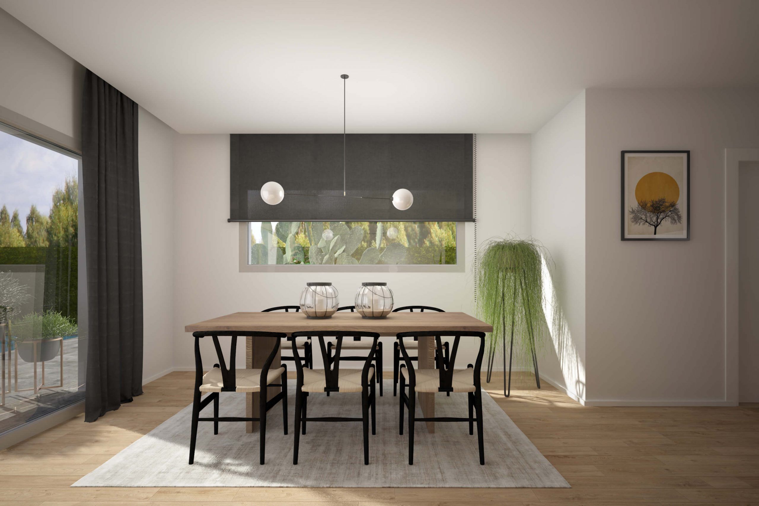 Proyecto de interiorismo de salón, comedor, Icónica Interiors